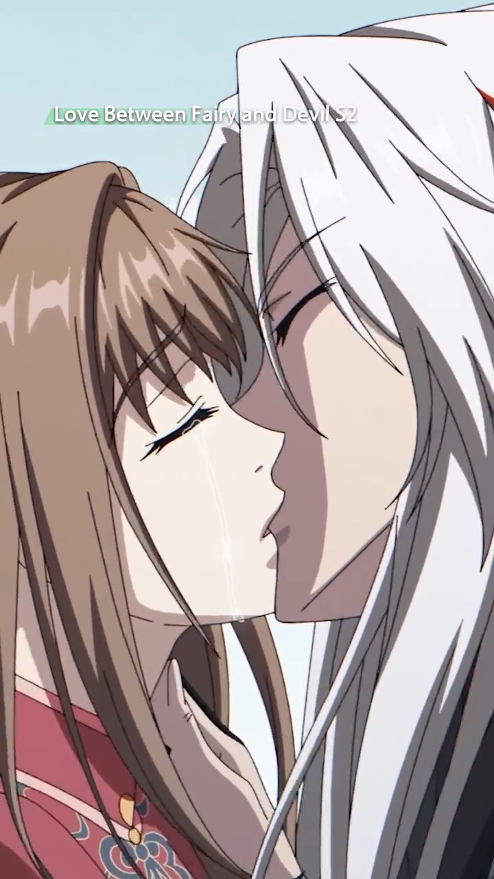 This kiss is full of sadness. 😢 #lovebetweenfairyanddevils2