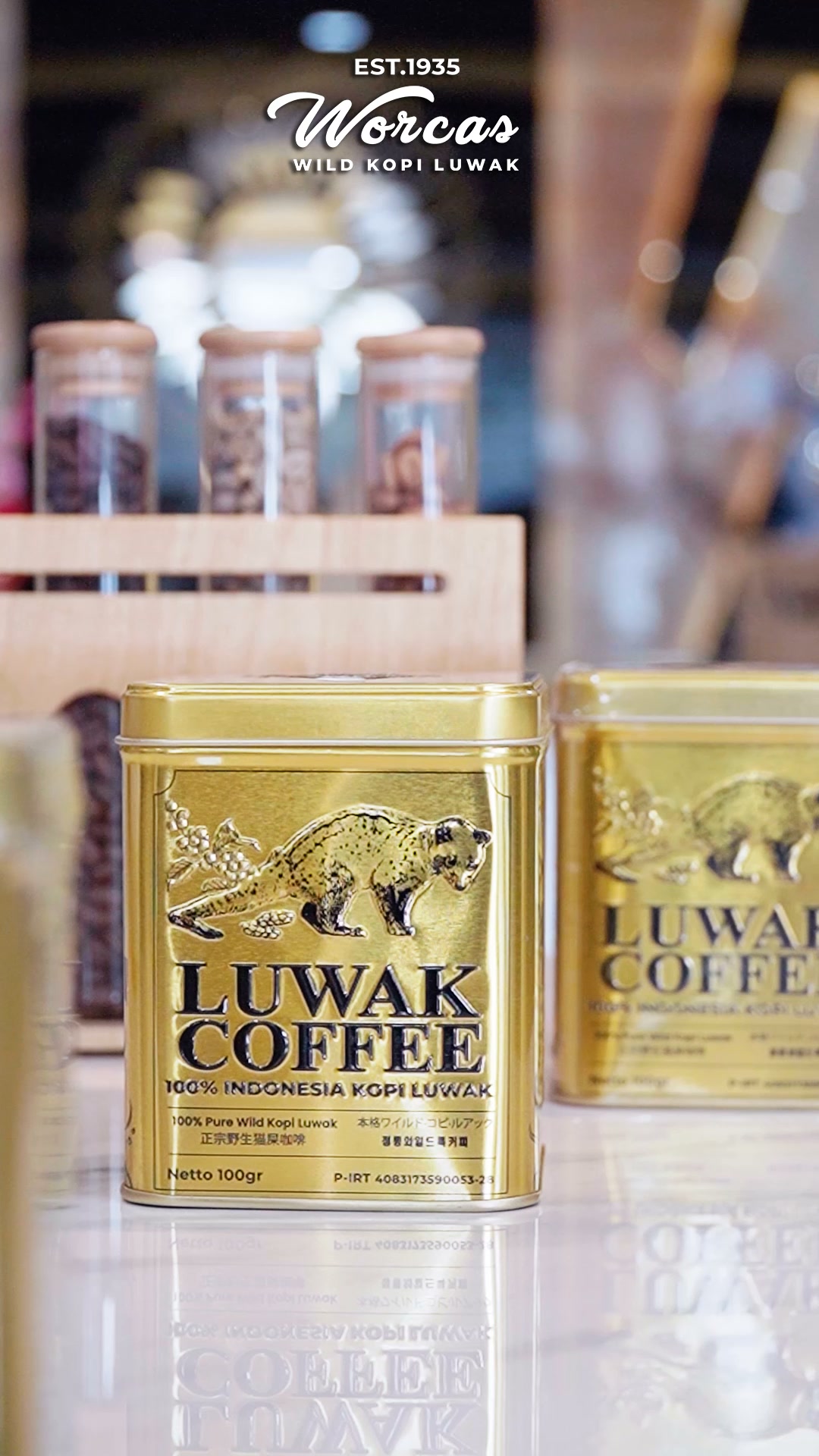 Worcas Kopi Luwak Mandheling – deep, earthy, and low in acidity