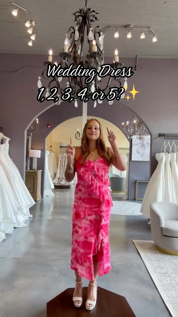 1-5?✨, Book an appointment at our Frisco, Texas bridal boutique to be introduced to your dream wedding dress and to experience all of our exciting new arrivals by calling (214)-705-9224 or by clicking 