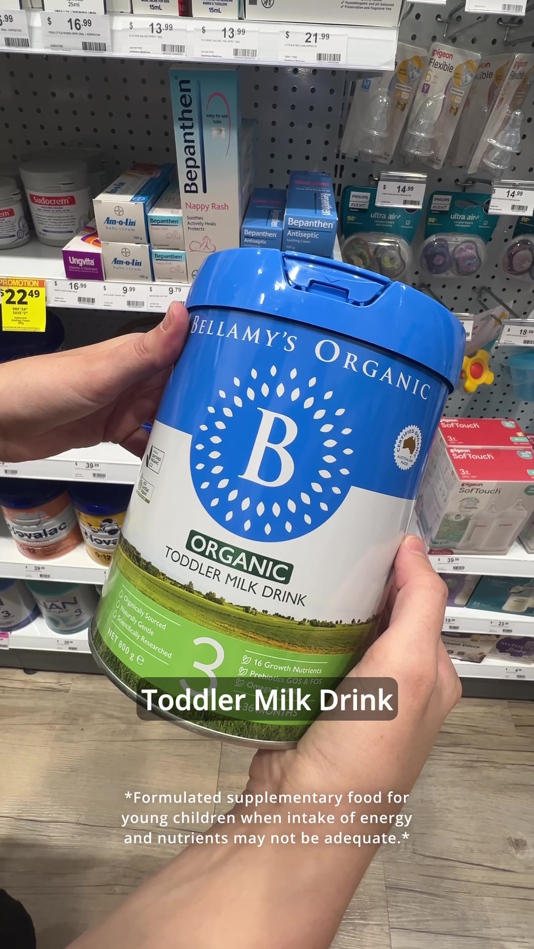 For a natural, nutrient-dense formula for active toddlers 1 to 3