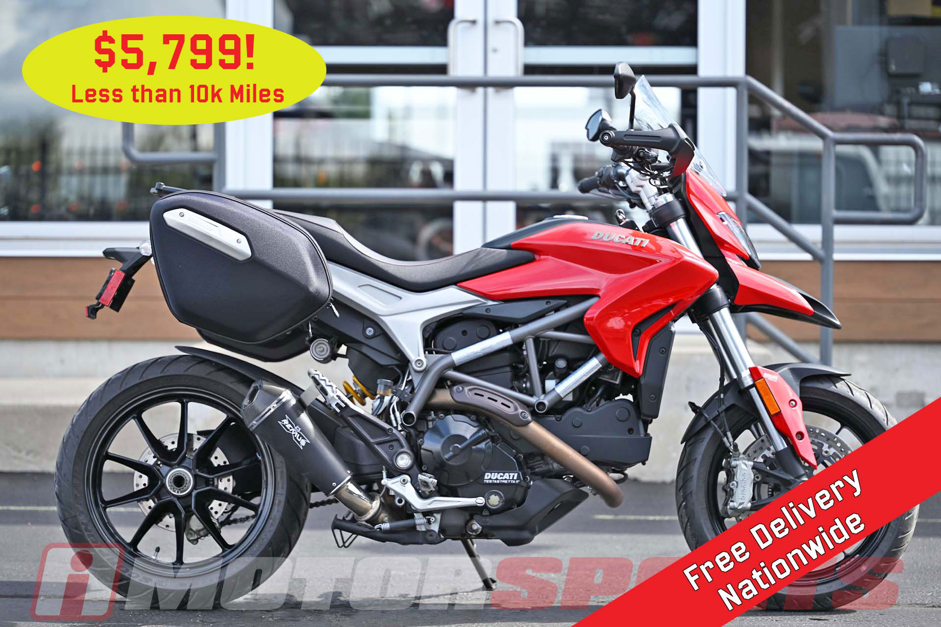 A lot of motorcycle for not a lot of money. This 2013 Ducati