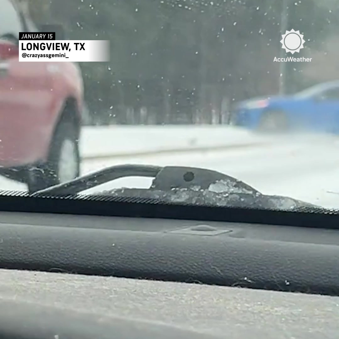 Yikes! A car in Longview, Texas, began fishtailing and finally crashed ...