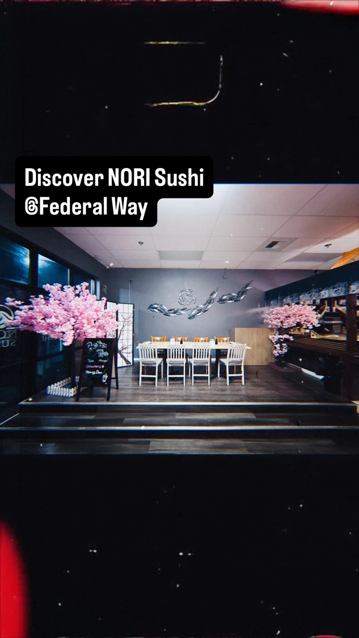 NORI. Everywhere. www.norisushiwa.com 📍32911 1st Ave S, Federal