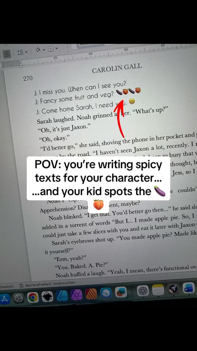 POV: you’re an author, letting your character send questionable text ...