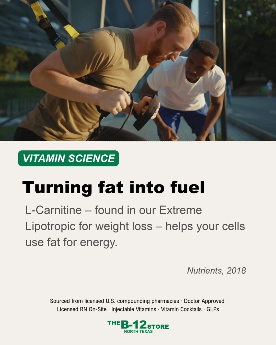 Your body's fat-to-fuel shuttle., L-carnitine has a specific job: it ferries fatty acids into your cells' mitochondria, where they're used for energy. It's a favorite of the active crowd, and research 