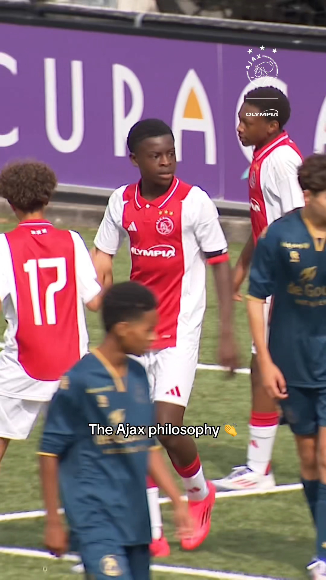 AFC Ajax u12: dribbling [vintage, circa 1992] Footage from the 2