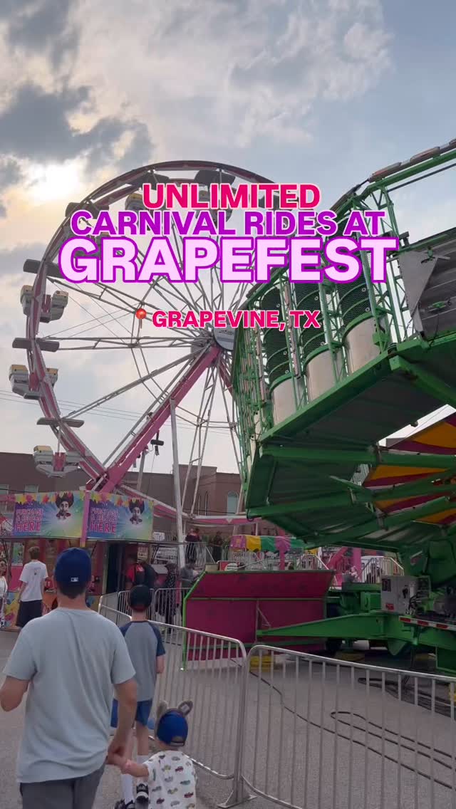 🎡 Unlimited Carnival Ride Night at GrapeFest! 🎡 📆 Thursday, September ...