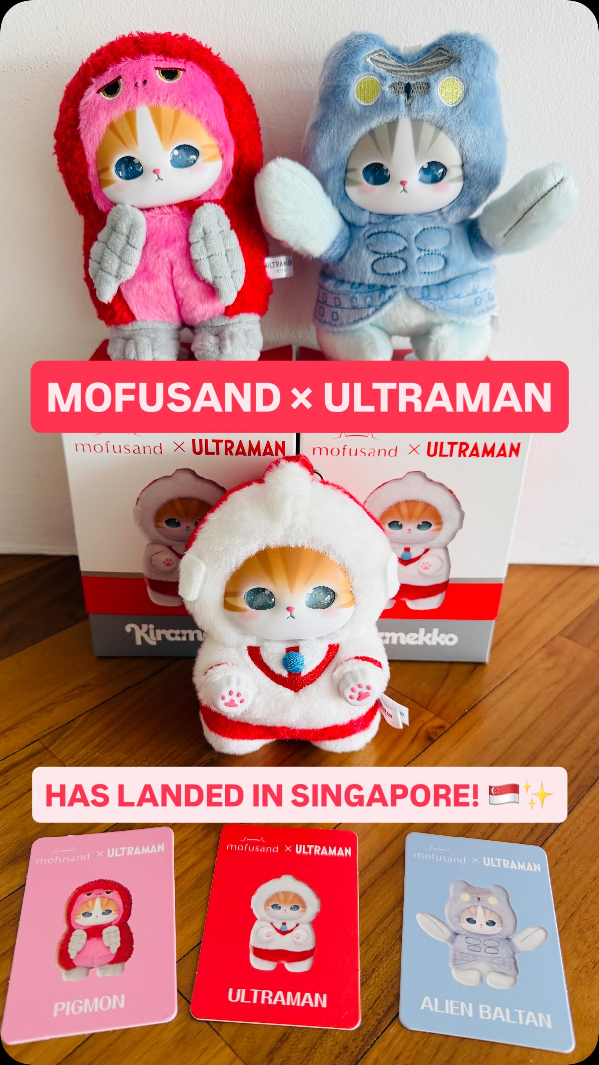 MOFUSAND × ULTRAMAN KIRAMEKKO ✨🐱 The cutest heroes have landed