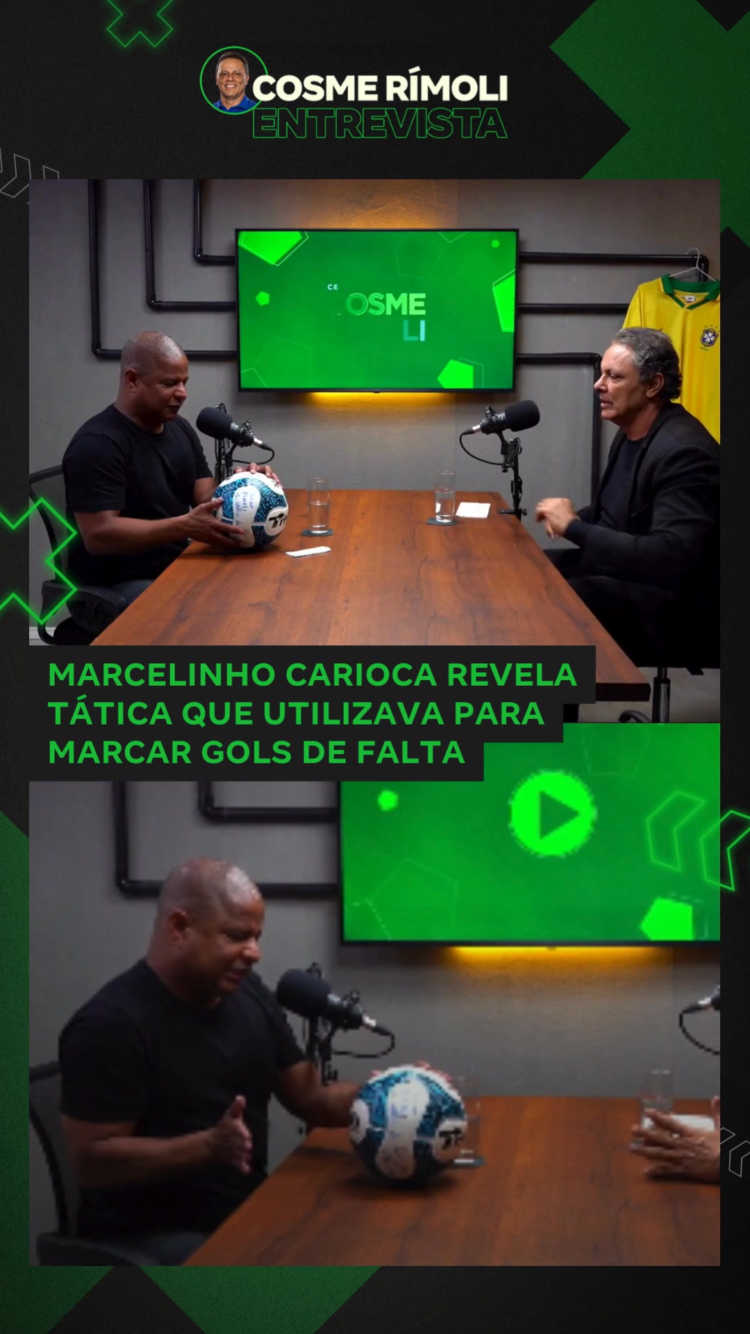 Em entrevista a Cosme Rímoli, Marcelinho Carioca revelou a tática que ...