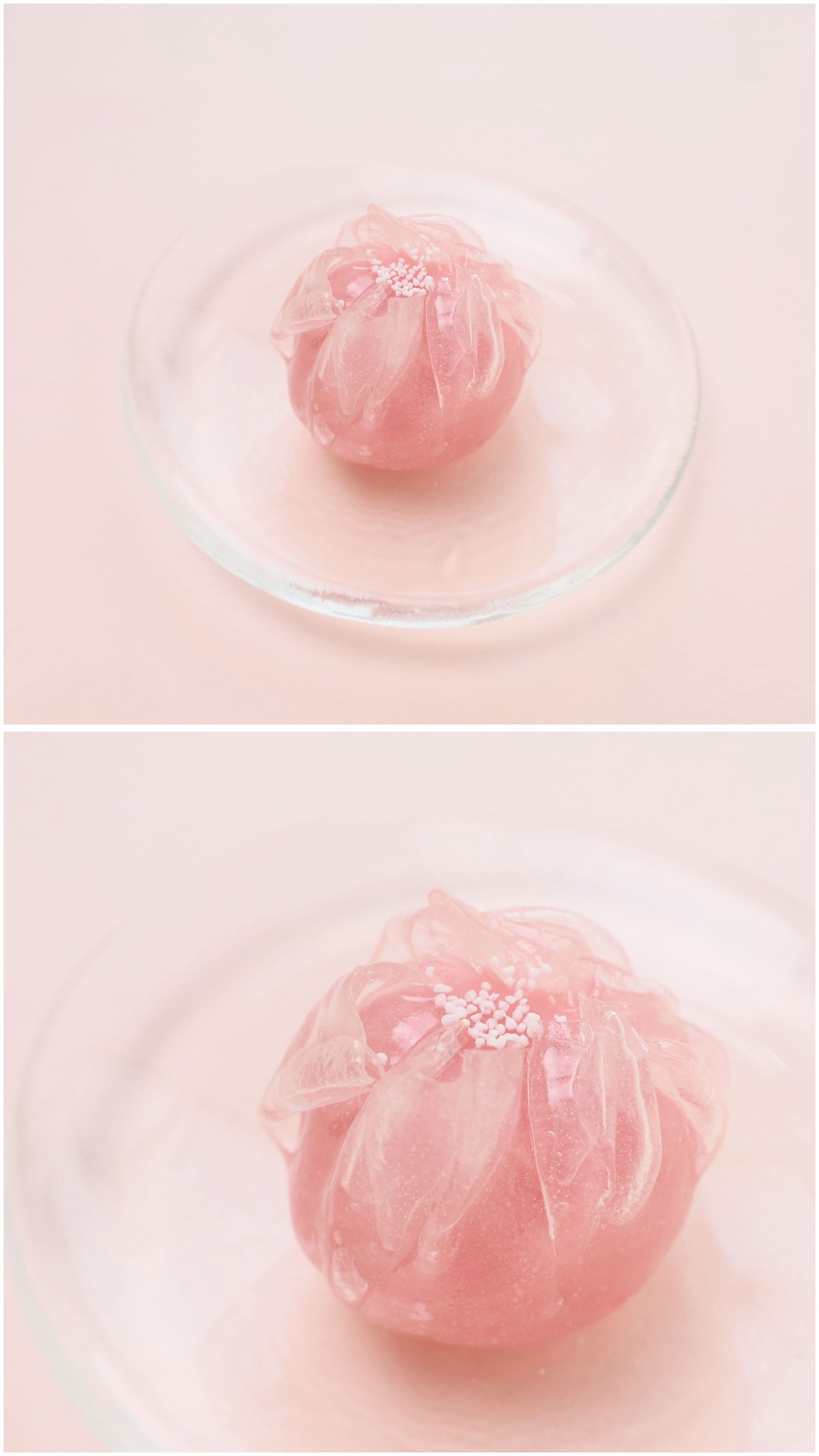 ずっと見ていられるシリーズ310 生菓子「水牡丹」 艶やかにほころぶ姿