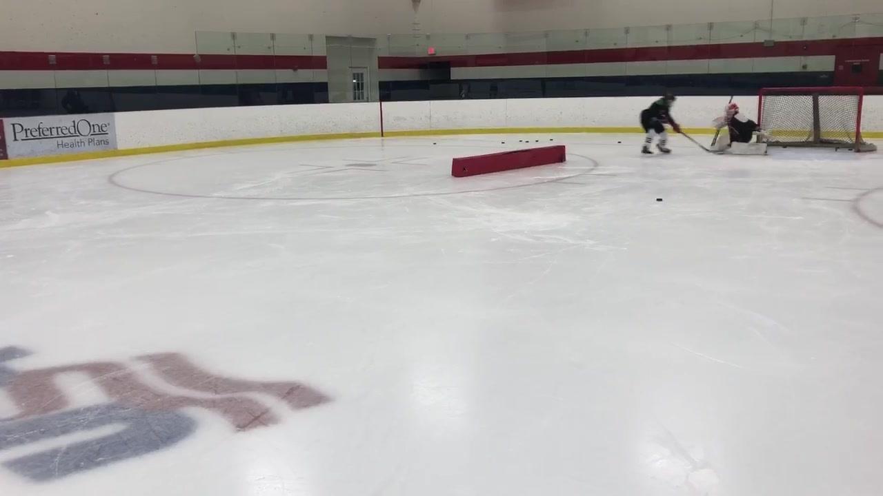 Blaine Tier 4’s own Logan Rustad showcasing his talents on-ice today ...