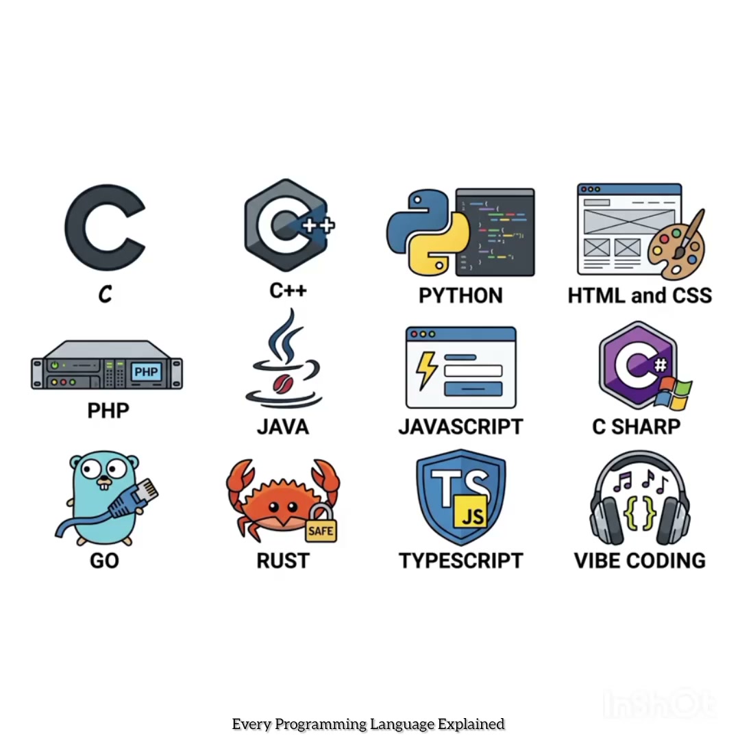 Every Programming Language Explained in 12 Minutes #Programming