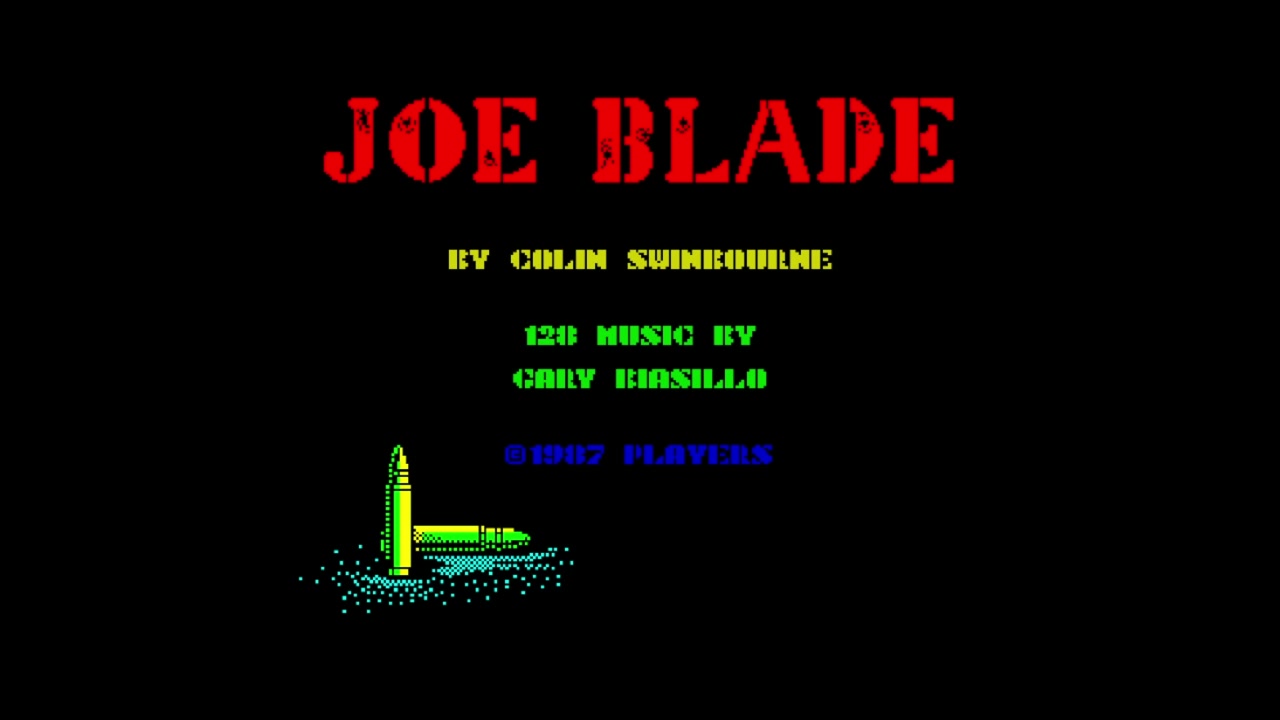 Joe Blade Players Software, 1987 Classic budget hit that punches