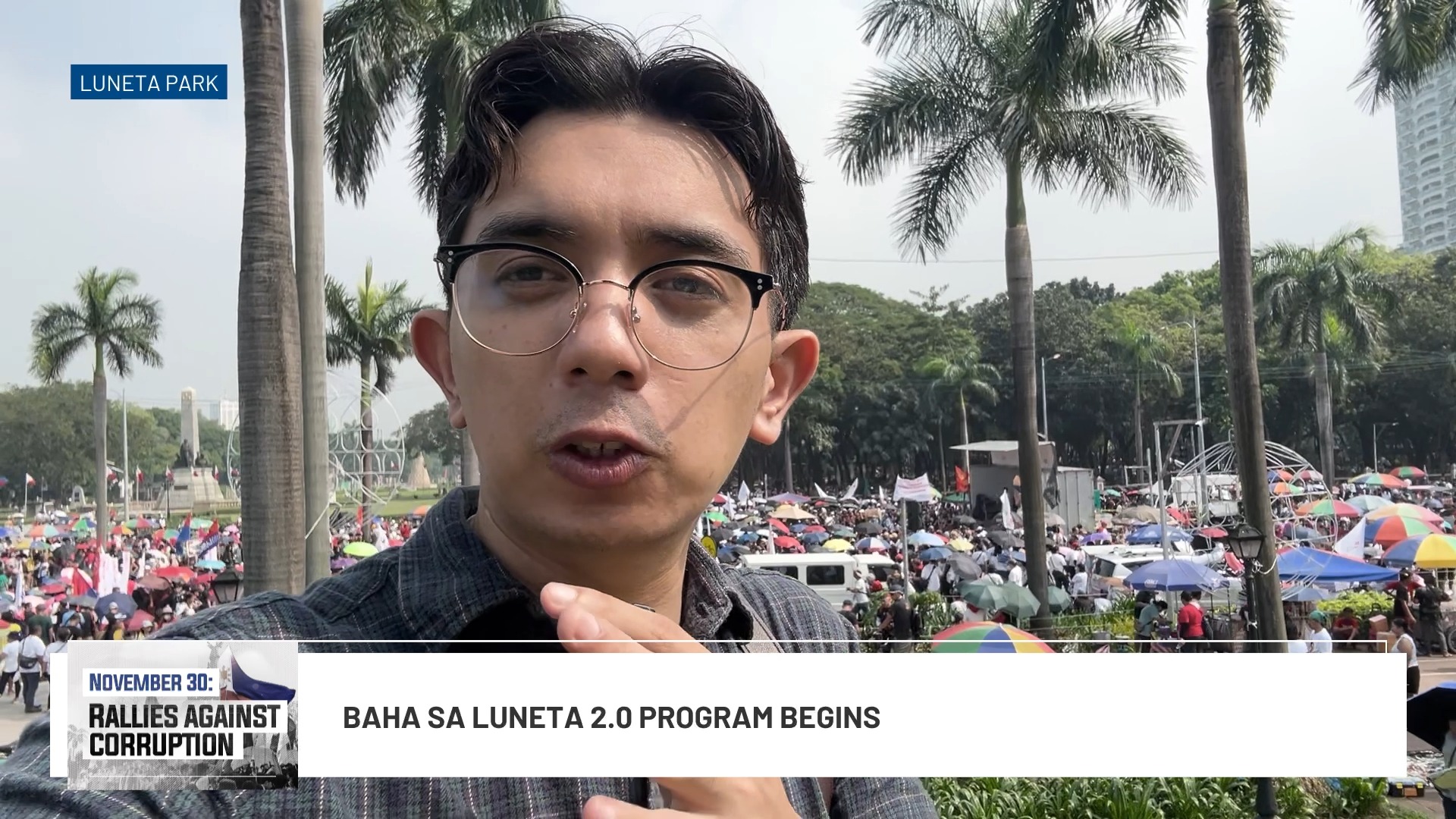 Baha sa Luneta 2.0 program begins. •⁠ ⁠Follow live updates here: https ...