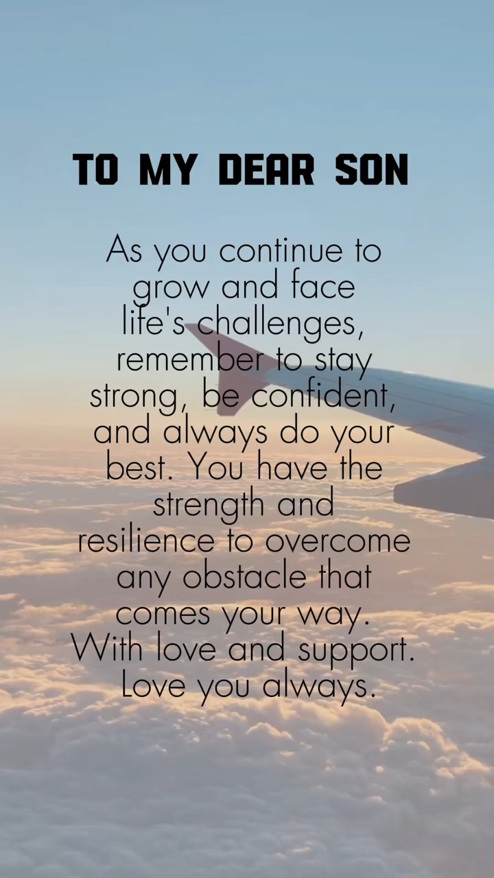 Motivational message for your son 💯💯 | Beautiful Life | Facebook