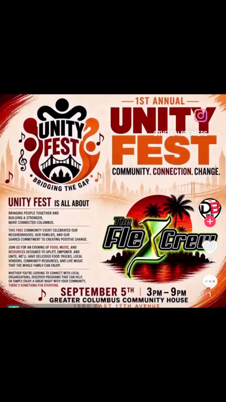 🔥 UNITY FEST IS COMING TO COLUMBUS! 🔥 Get ready for the 1st