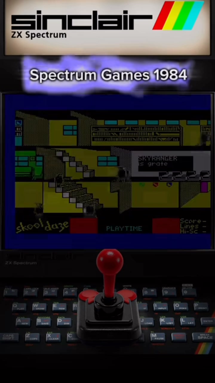 昭和のゲーム ZX Spectrum Games 1984 #zxspectrum #retrogames #retrogaming