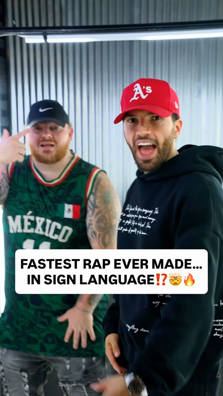 FASTEST RAP SONG EVER MADE… IN SIGN LANGUAGE⁉️🤯🔥 song is