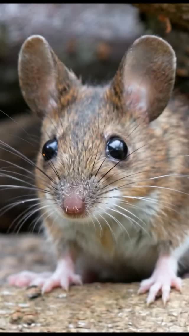 The kissing mouse, short but sweet | The Mouse family that live by
