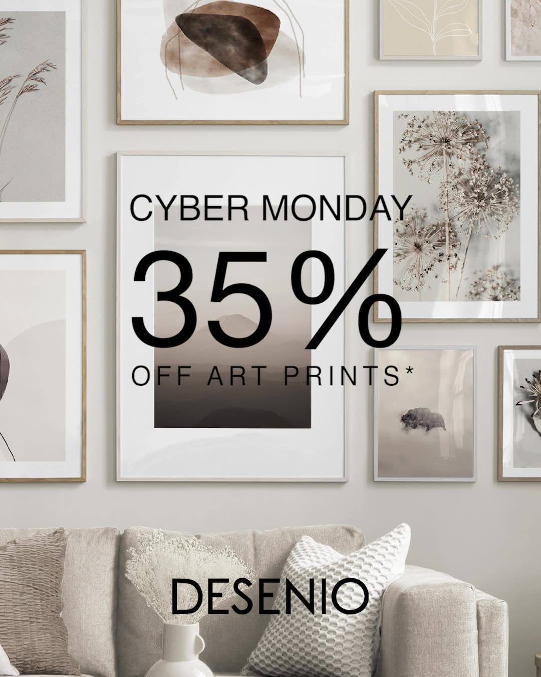 Desenio 35 Off For Cyber Monday Get 35 Off Unique And