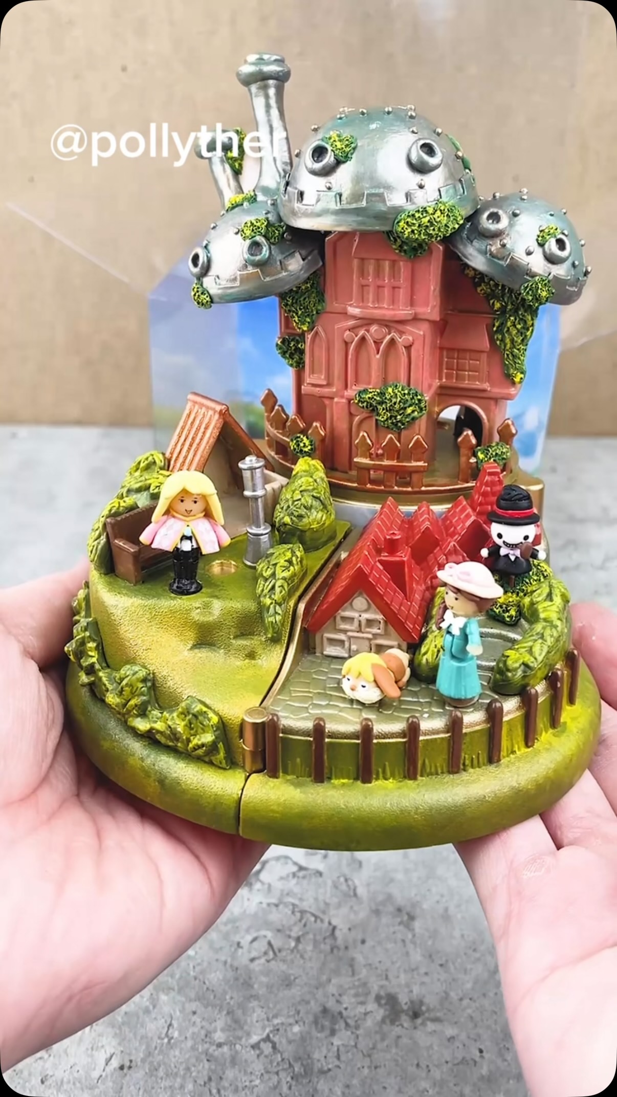 Howl or Laputa? #pollypocket #vintagetoys #90s #nostalgic #ghibli