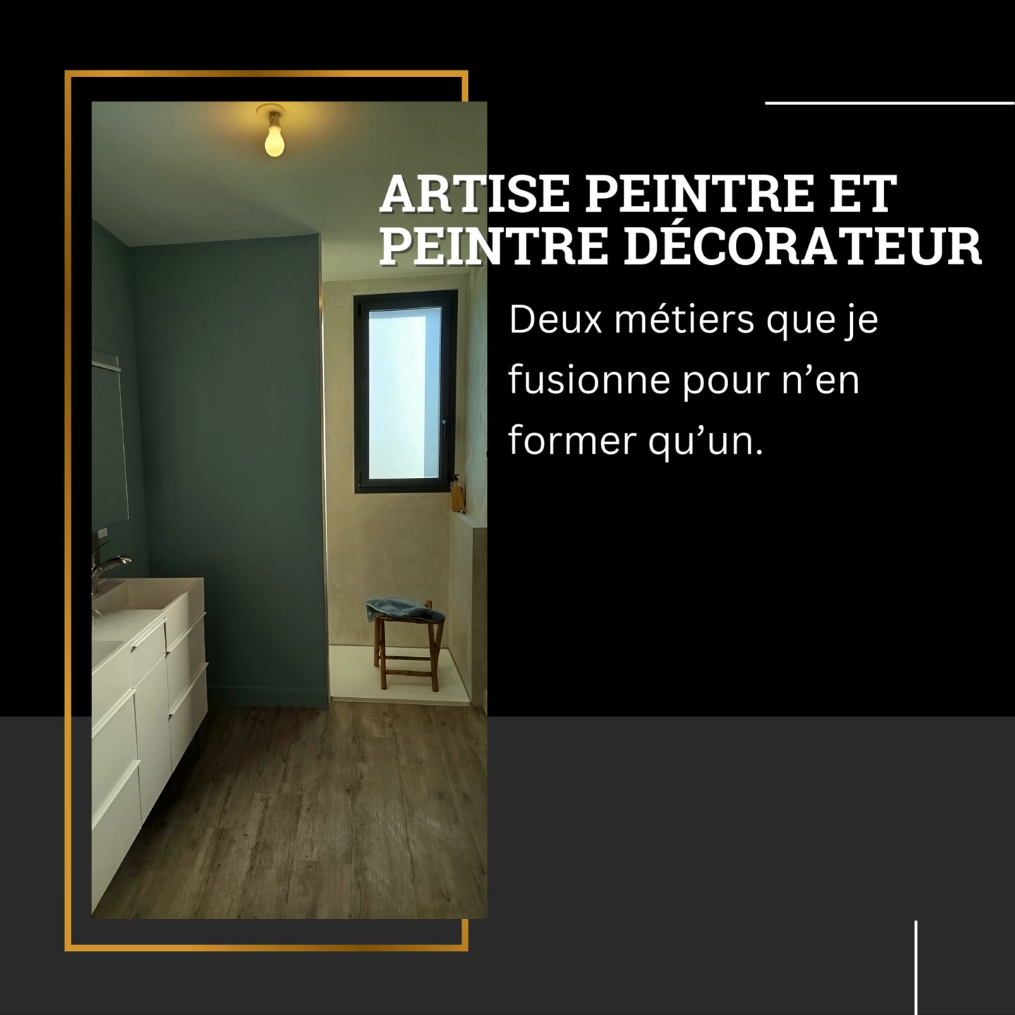 Ce travail de peintre en décor est directement nourri par mon regard d ...