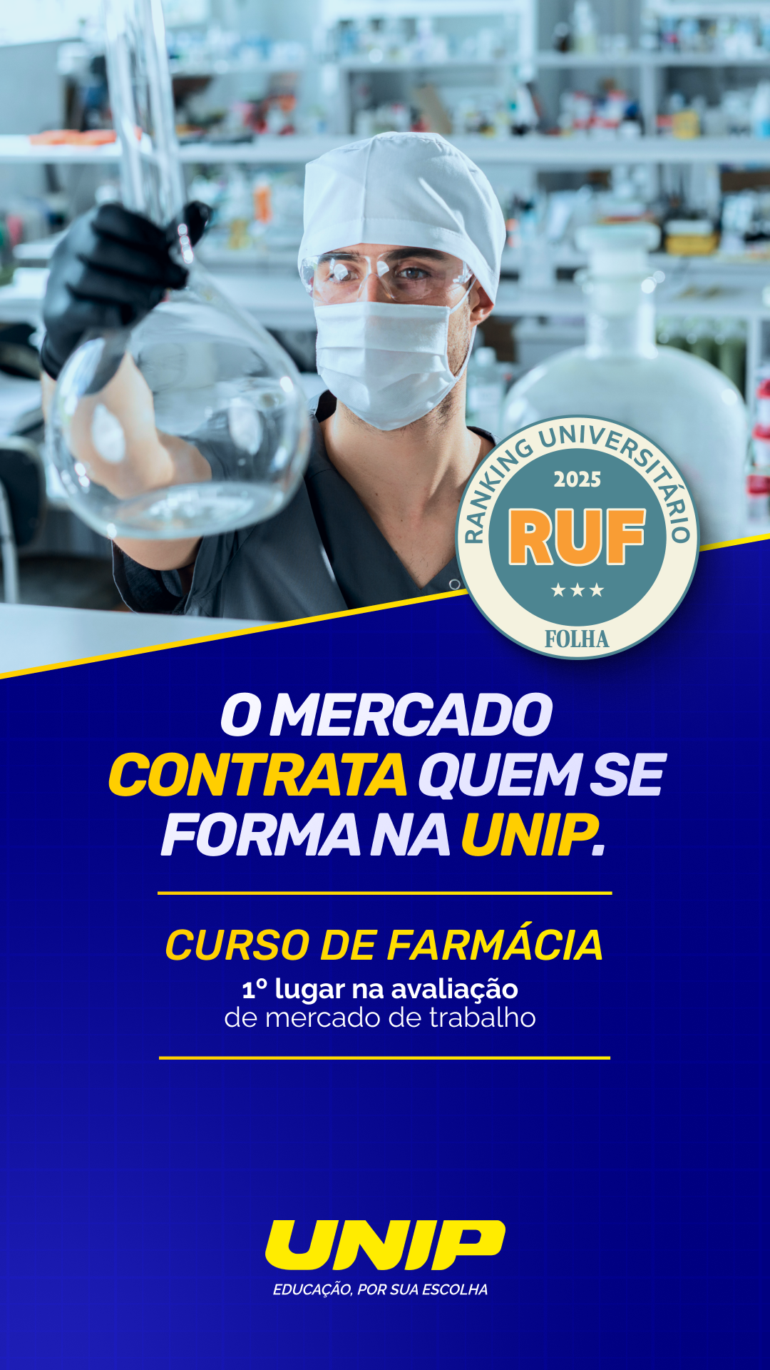 UNIP - O curso de Farmácia da UNIP conquistou o 1º lugar... | Facebook