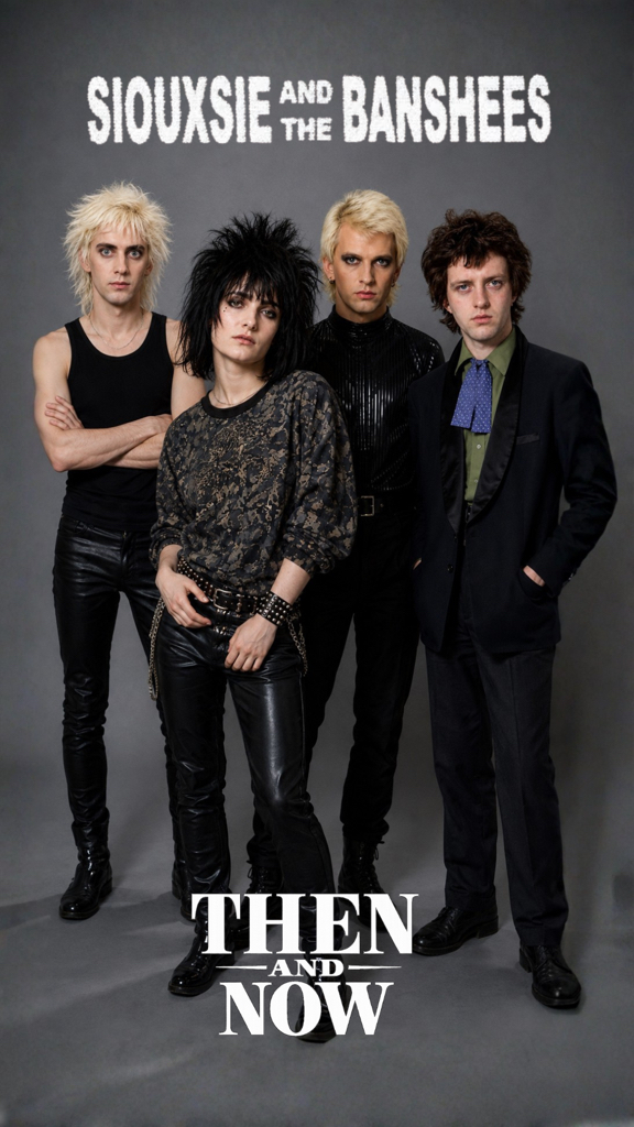 Siouxsie and the Banshees (1980-1982) Classic Line-Up Then and Now