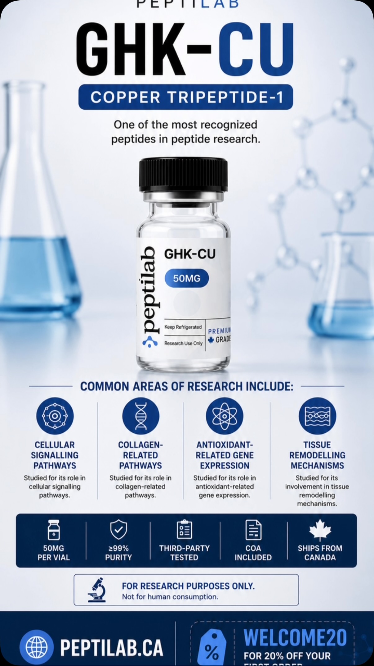 clinicaltrials.gov ghk-cu GHK-COPPER PEPTIDE has decades of research behind it, but the evidence looks very different depending on how it is used. 📃 References: The one human injection study: PMID: 29482481 Topical trial Capsules | Prime Research Size:BPC-157 5mg Gastrointestinal Conditions