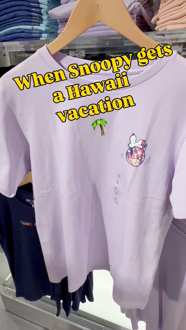 These Hawaii-exclusive Snoopy T-shirts are seriously too cute and