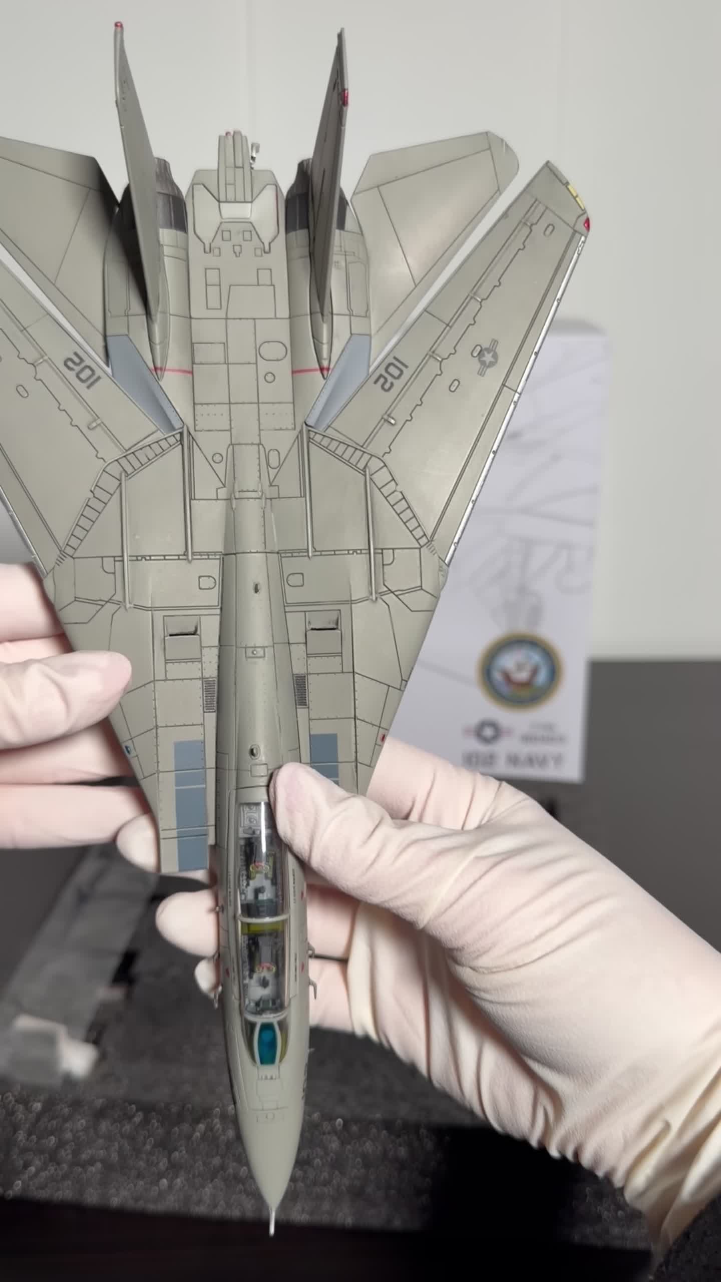 🔥 Unboxing this stunning F-14A Tomcat from JC Wings in 1:72 scale