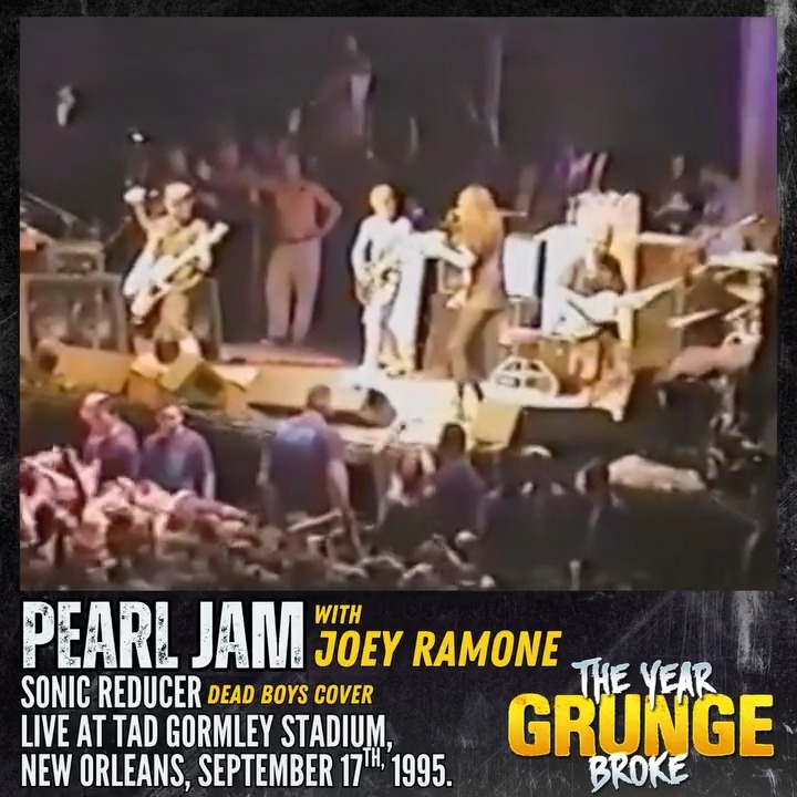 PEARL JAM with JOEY RAMONE - Sonic Reducer (Dead Boys cover