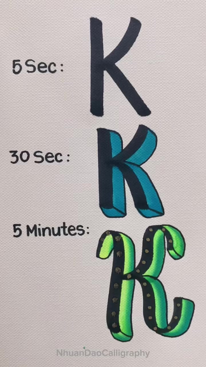 Unique Gift 🥰 Lettering with brush pen #short #nhuandaocalligraphy # ...