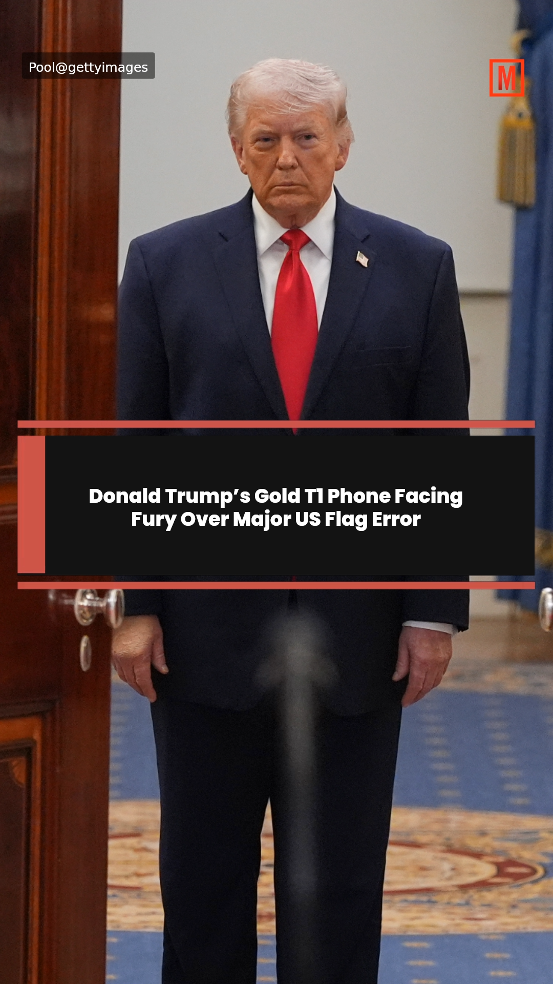 Donald Trump's gold-colored T1 smartphone drew online criticism