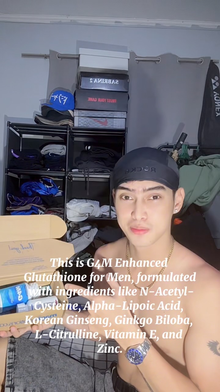 g4m enhanced glutathione review for Men Unboxing and Daily Wellness Routine on beauty stuff and