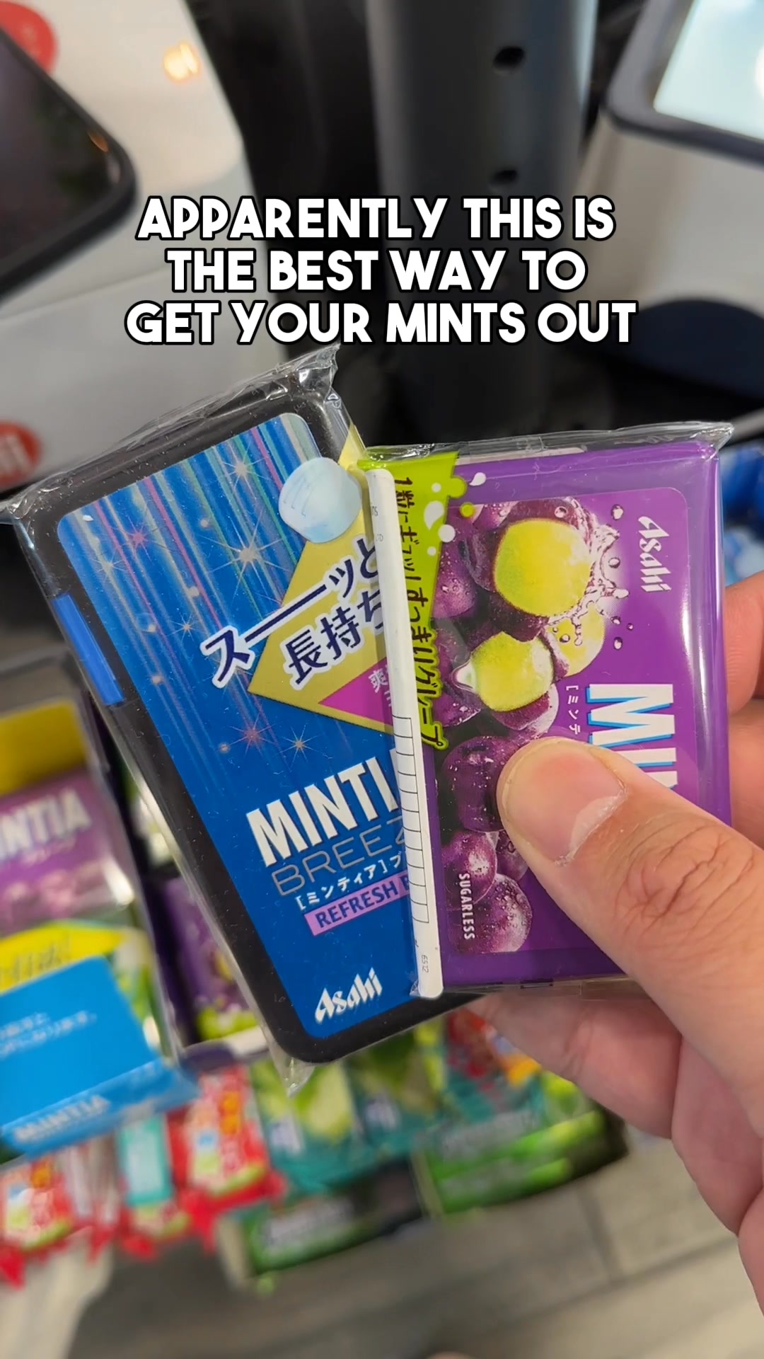 Handy hack you can do with #mintia #mints from #japan #japanfinds