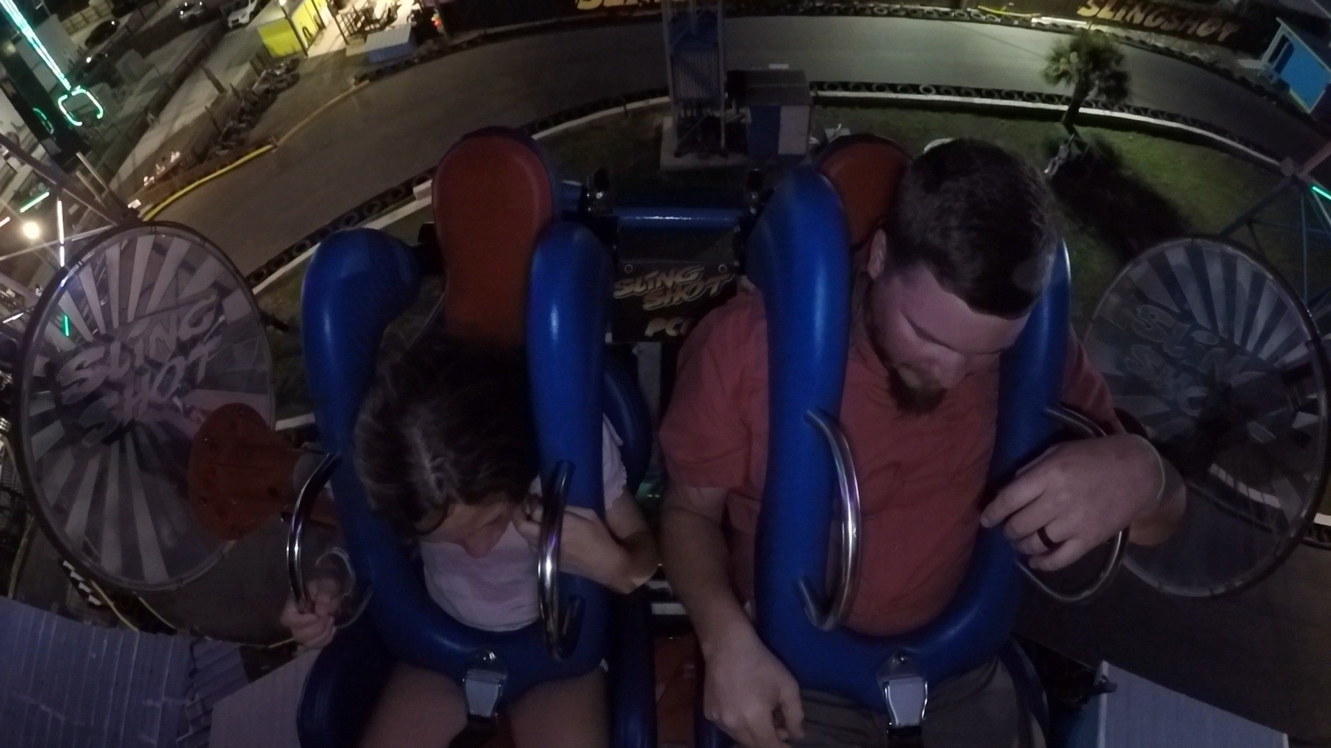 Slingshot & Vomatron at Indy Speedway - Abigale & Tyler 2nd Ride