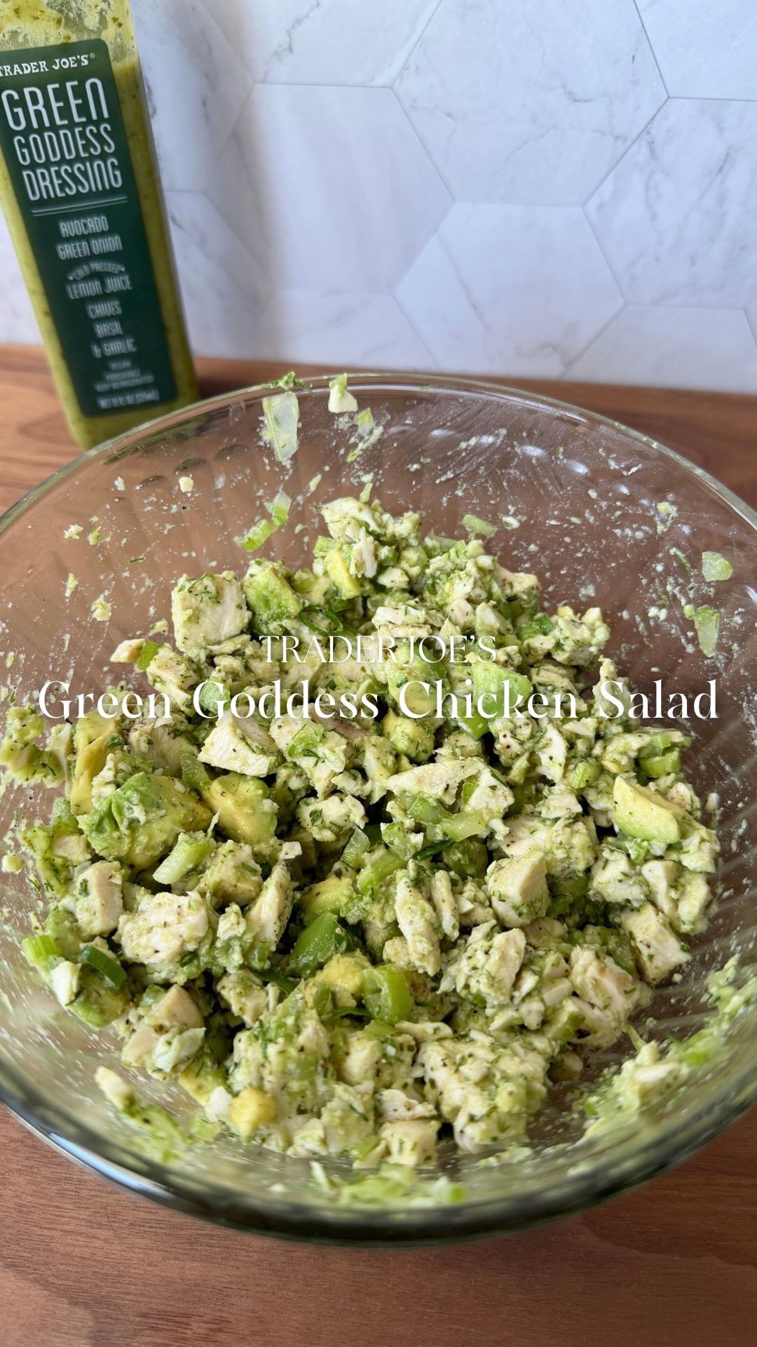 Nothing better than a delicious Steakhouse Chopped Salad topped with my Green Goddess dressing! Full recipe is up on my YouTube channel and linked here: https://www.youtube.com/watch?