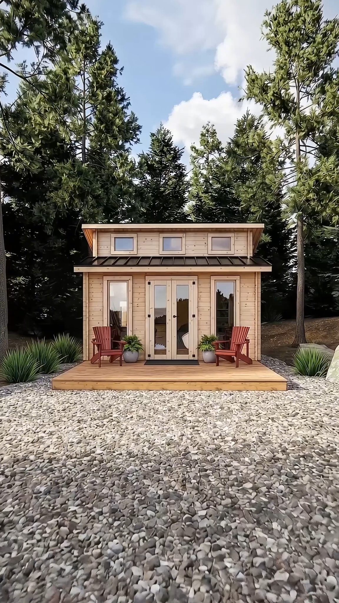 Beautiful tiny mountain cabin model 😍 | Mountain Cabins