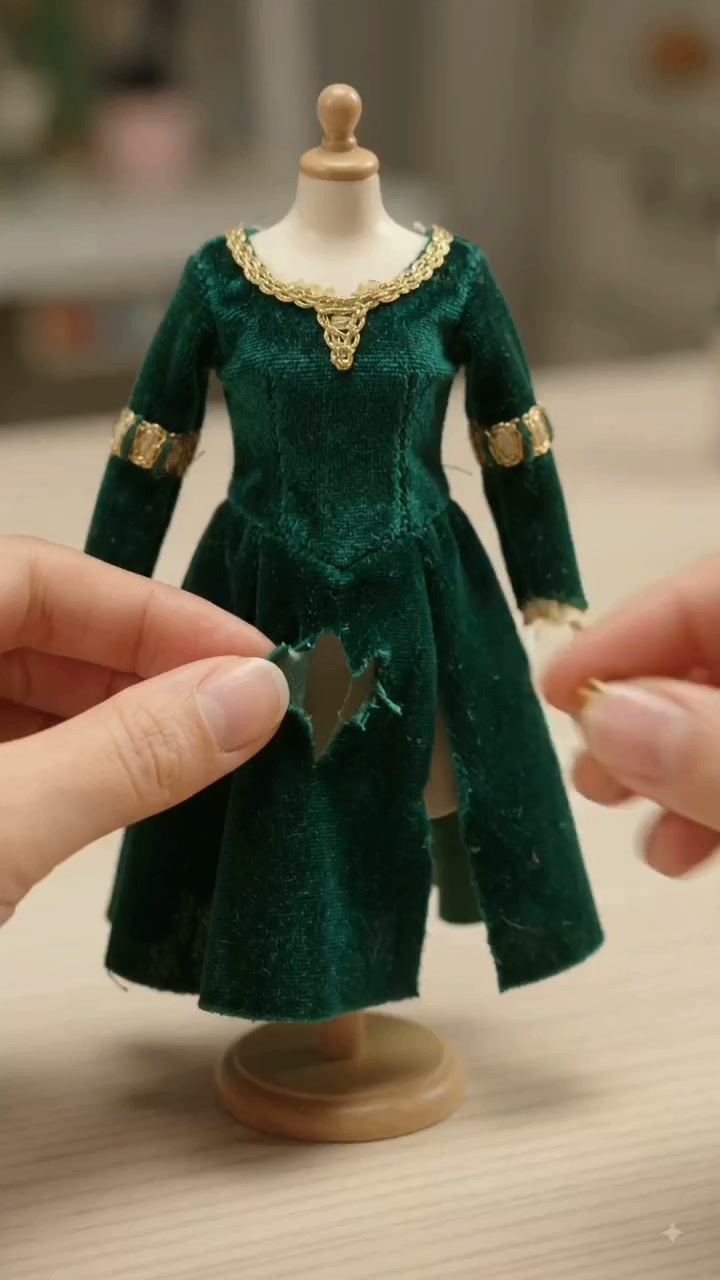 green merida dress Princess inspired fairy 👗🧚🏻‍♀️💚💛💚 #princess #merida #mini | Magical ASMR YGroup_haley-maxi-dress