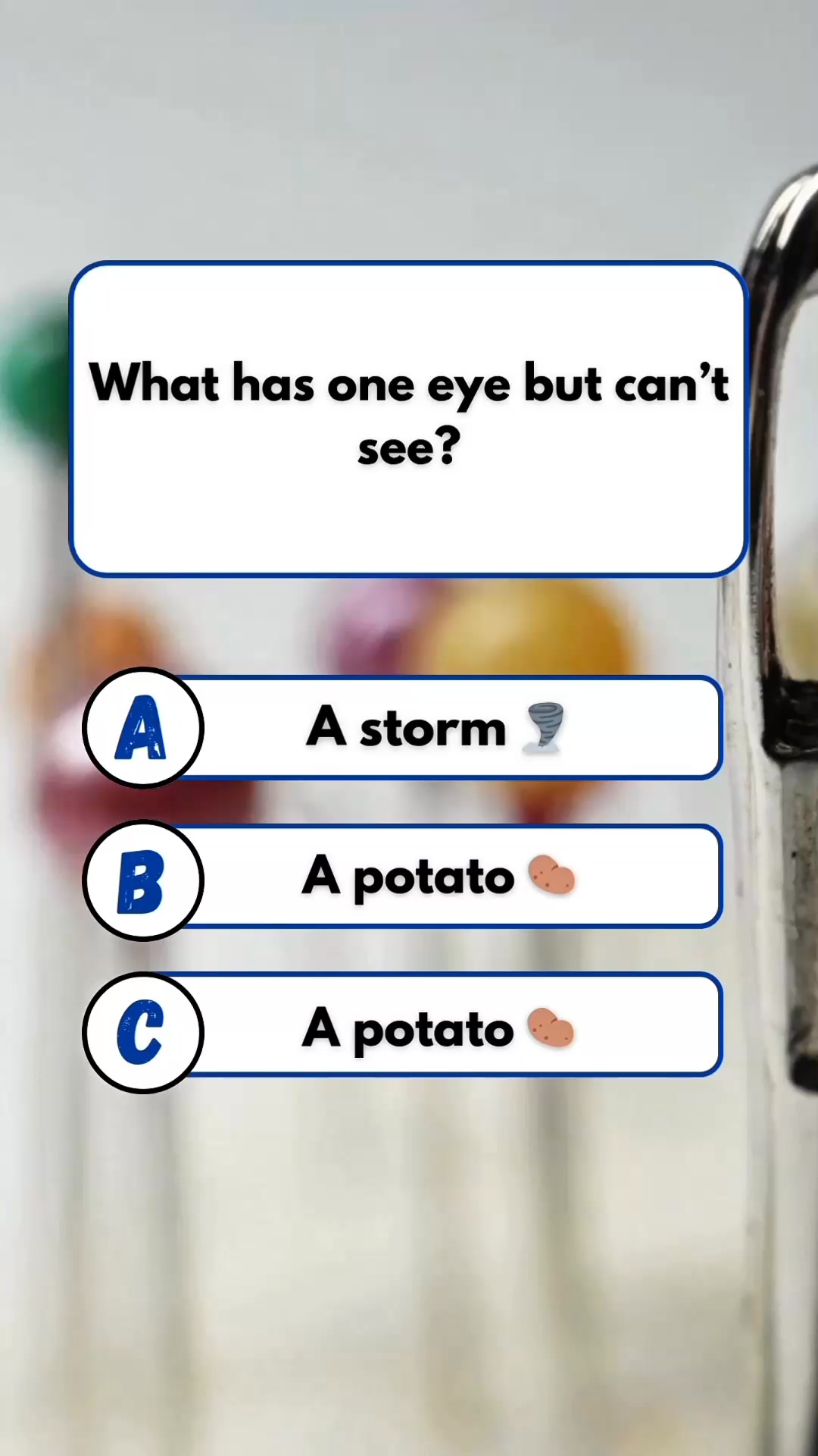 What has one eye but can’t see? #quiz #riddles #trivia | Pediabox ...