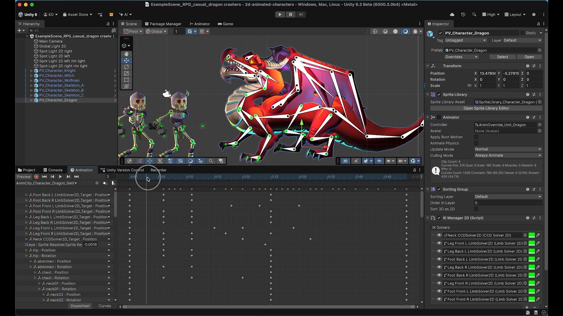Unity - 📢 The 2D Animation Sample package is now available... | Facebook