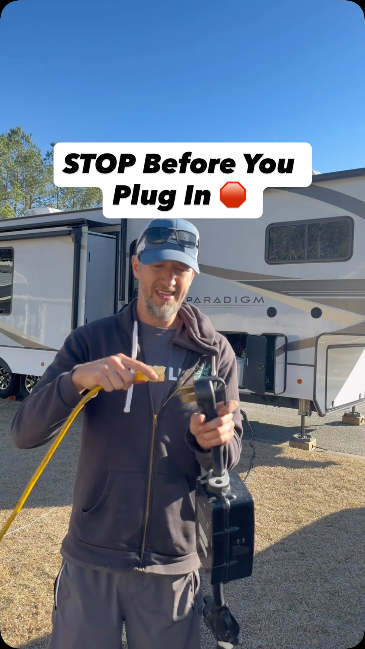 Can you plug your 50 amp or 30 amp RV into a regular 120V household ...