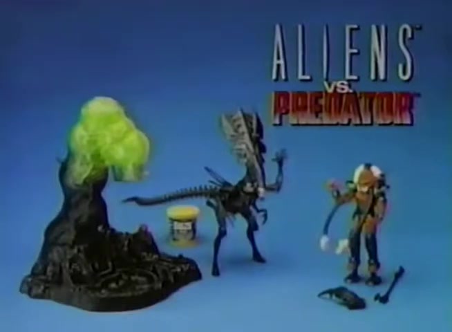 Alien vs. Predator - Kenner Queen Lair playset commercial, 1994 ...