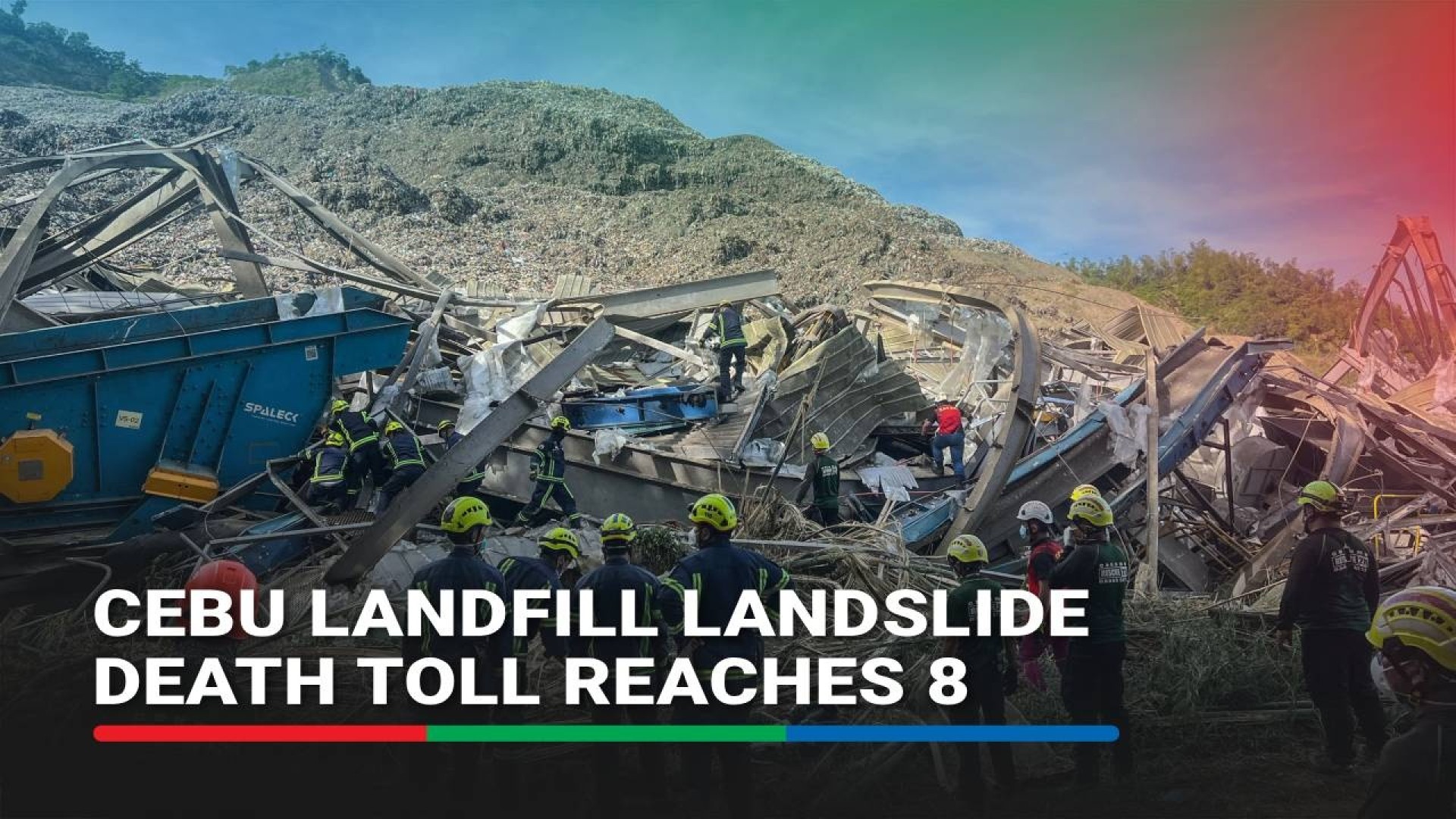 The number of dead individuals at the Binaliw Landslide is now at 8 ...