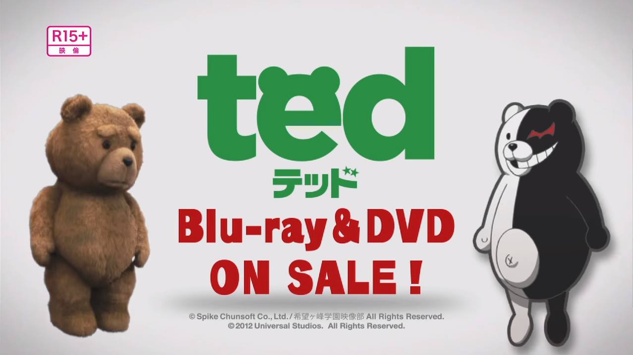 Ted] x [Danganronpa] - Ted Blu-Ray & DVD (Japan, 2013) | Cursed