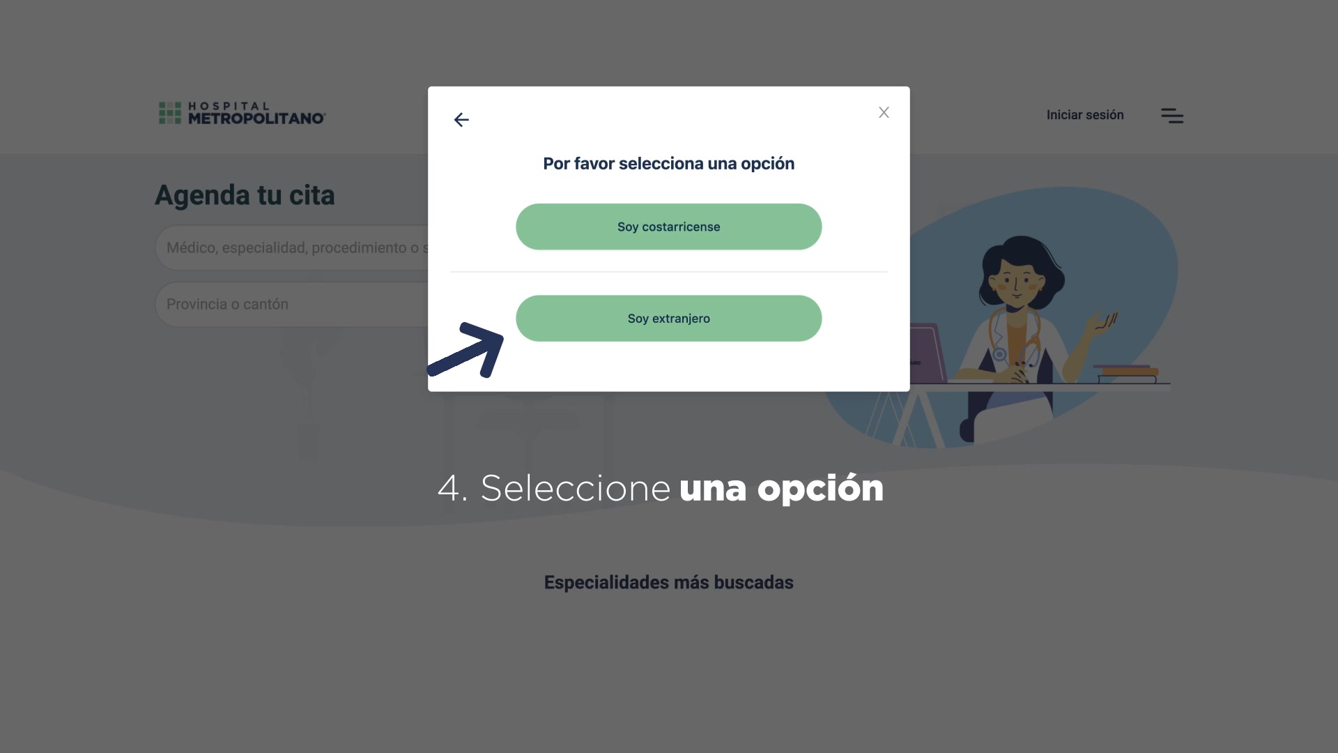 Usted puede gestionar su cita en el Hospital Metropolitano, en línea. 📲 ...