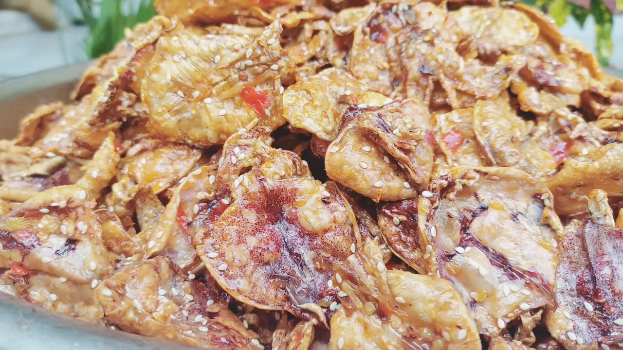 Mực Rim cay- Đặc sản Quảng Bình
