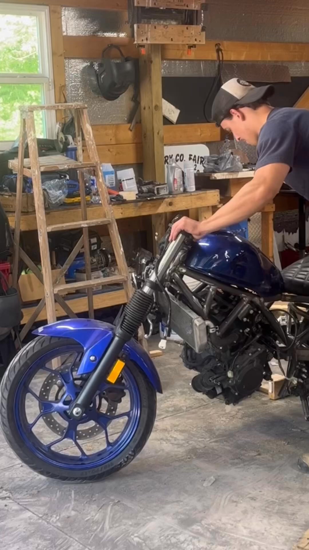 ROLLING CHASSIS! Homemade Yamaha r3! #homemade #bikelife # ...