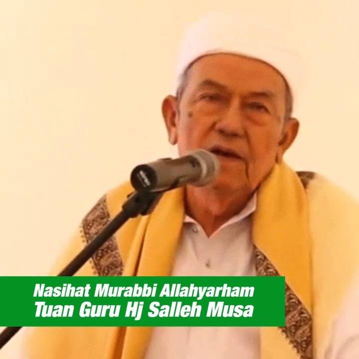 Masjid Abdul Kadir Butterworth 3 Nasihat Penting Murrabi Tuan Guru Haji Salleh Musa Facebook